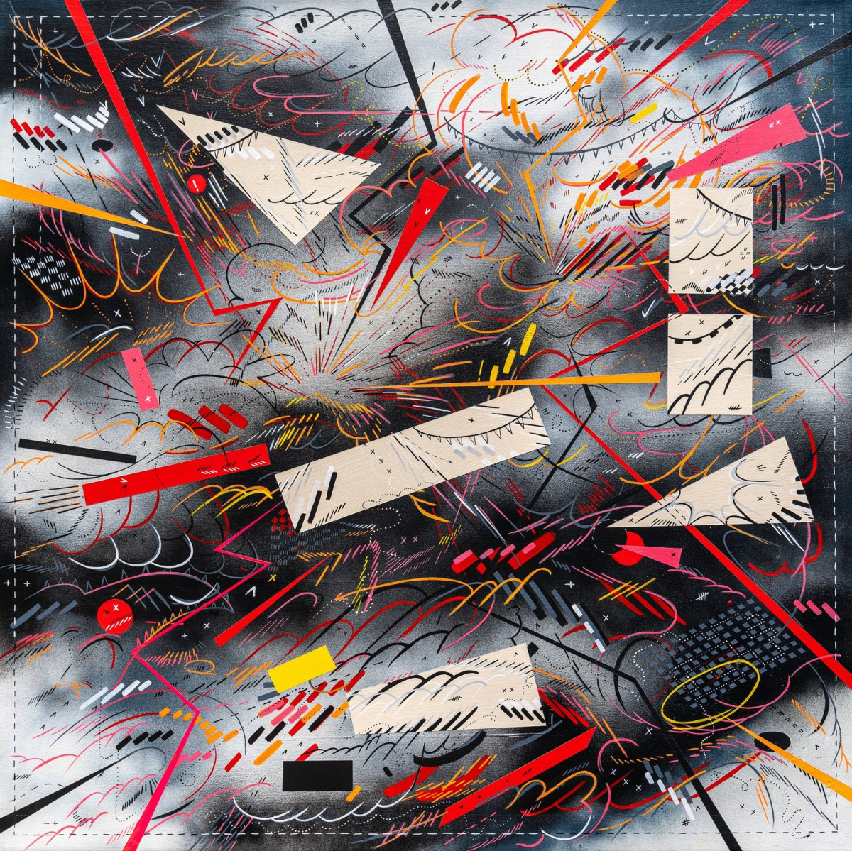 The Only Pieces That Survived the Blast Against Which Could Be Seen the Glow of the Fair: Number 59