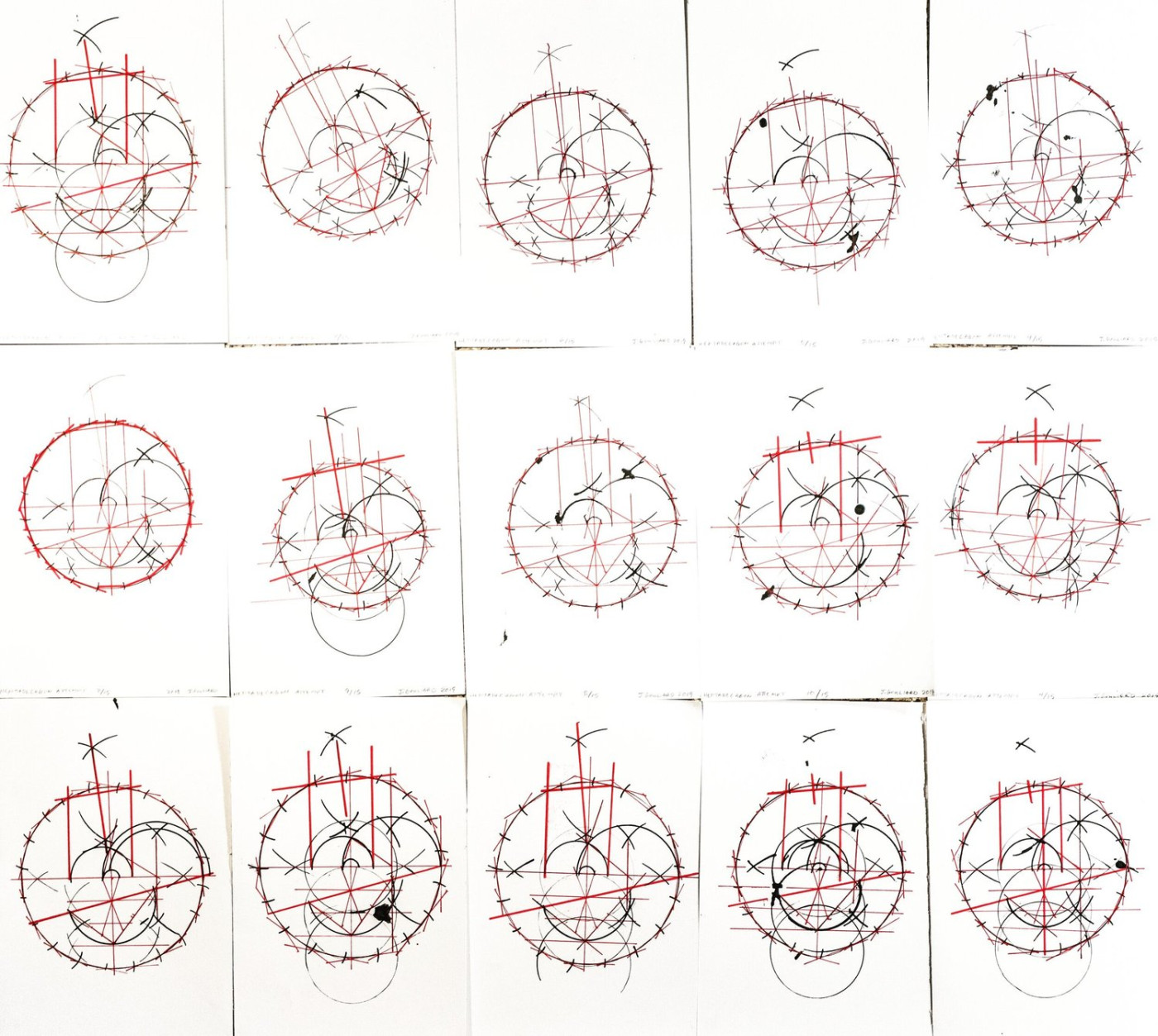 <b>Jason Gouliard</b></br><i>Drawing 19</i></br>2020</br>ink on paper</br>12” x 9”