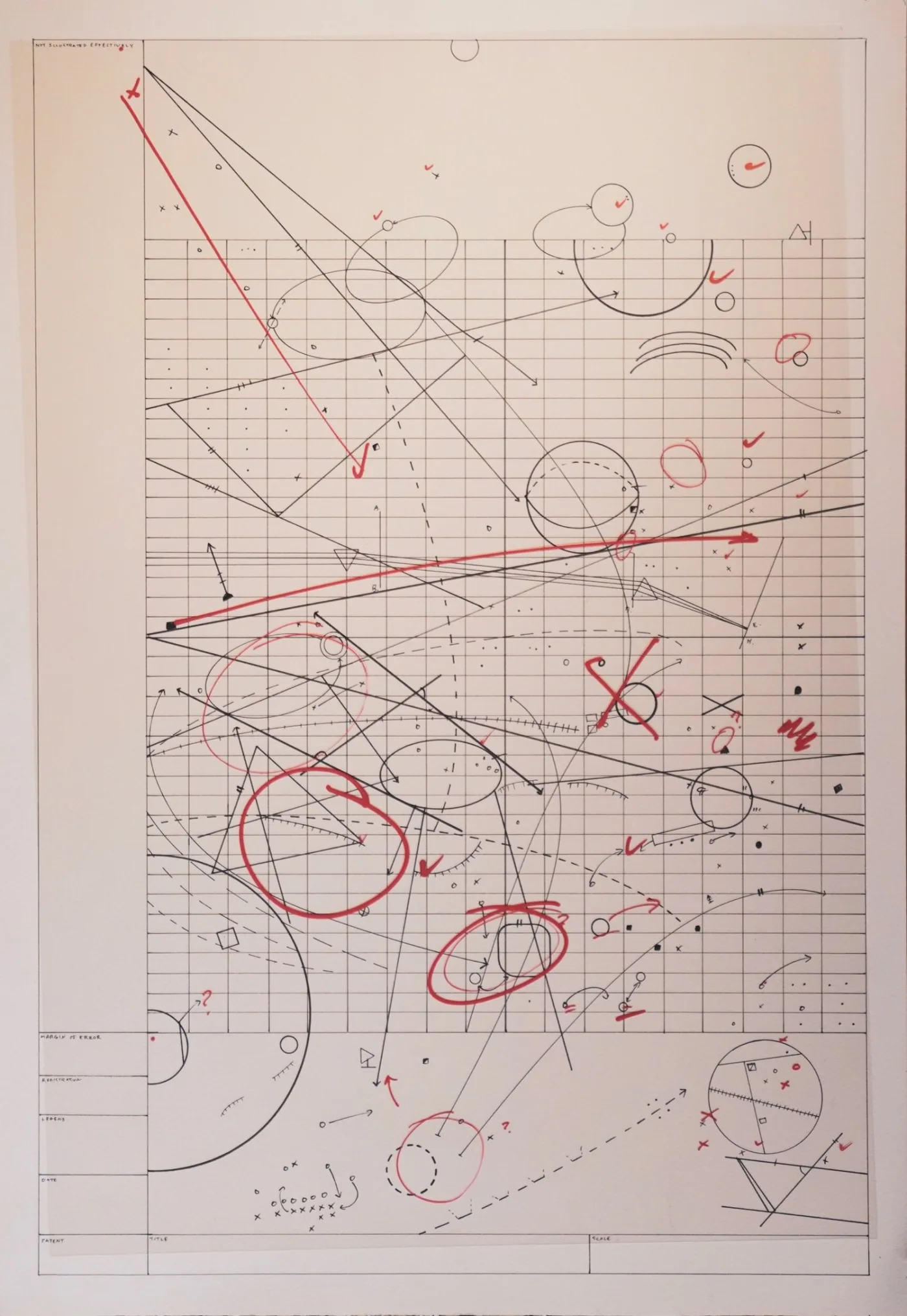 <b>Jason Gouliard</b></br><i>Drawing 26</i></br>2020</br>mixed media on paper</br>36” x 24”