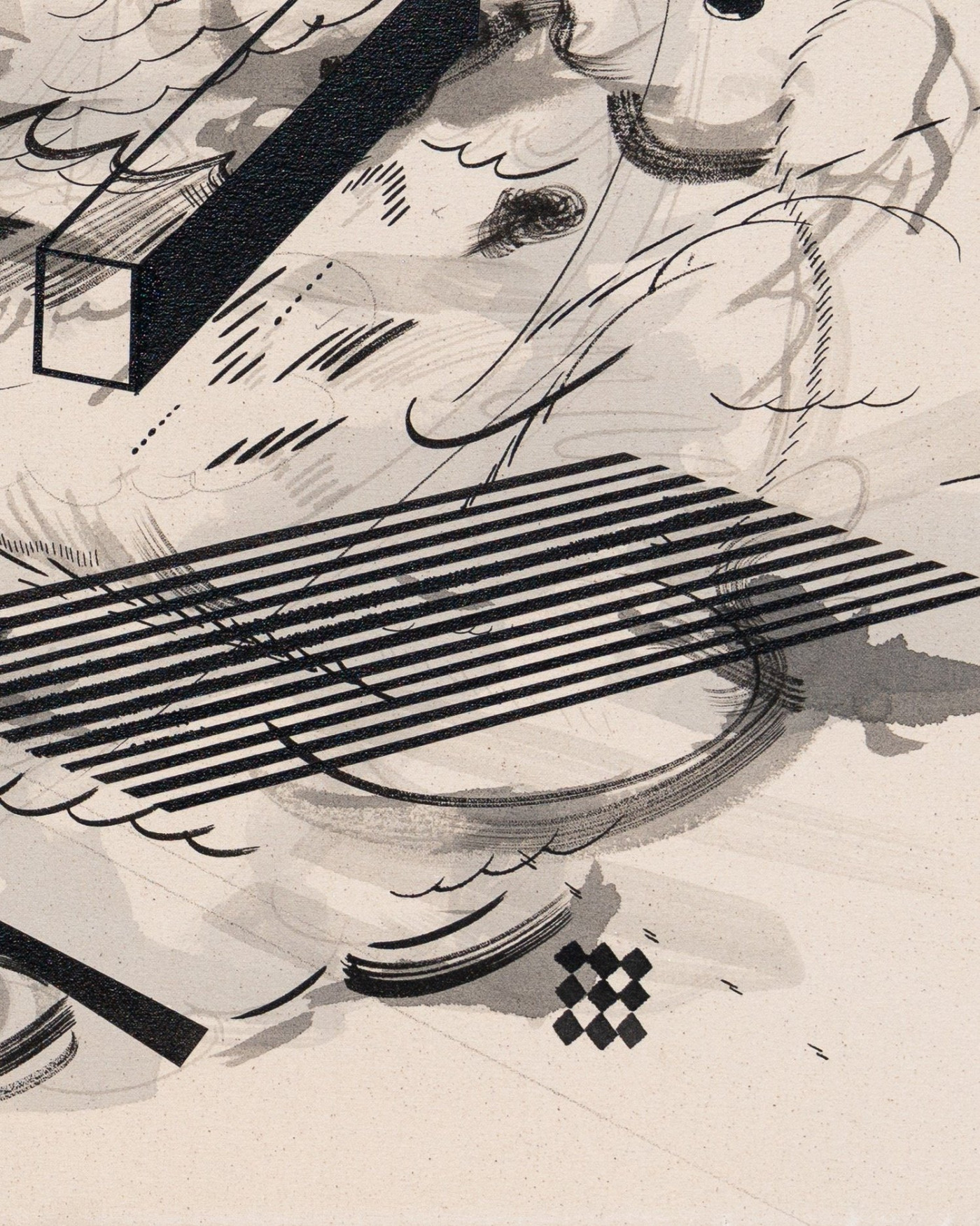 Hidden Transparencies Through Which Strange Landscapes Appeared Instantaneously: Number 76