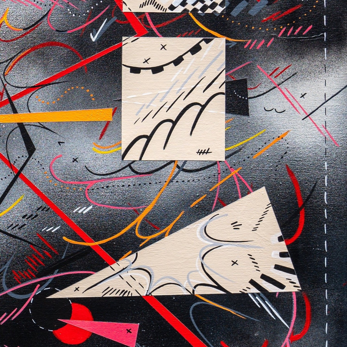 The Only Pieces That Survived the Blast Against Which Could Be Seen the Glow of the Fair