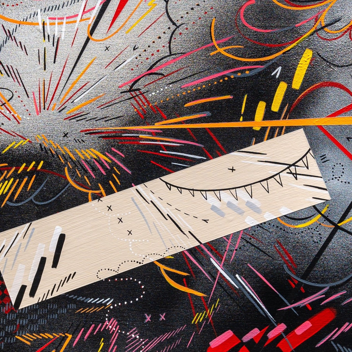 The Only Pieces That Survived the Blast Against Which Could Be Seen the Glow of the Fair