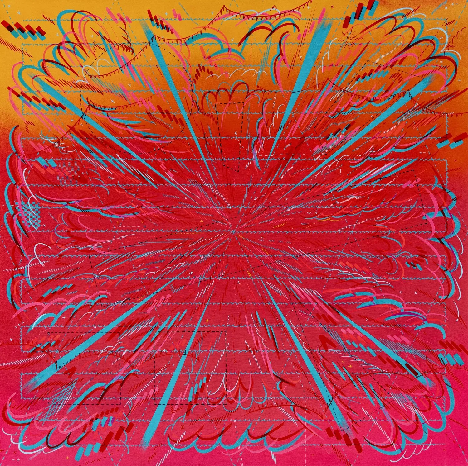 Unfinished Business First Finely Vaporized Then Becoming Whole Again: Number 49 — detail
