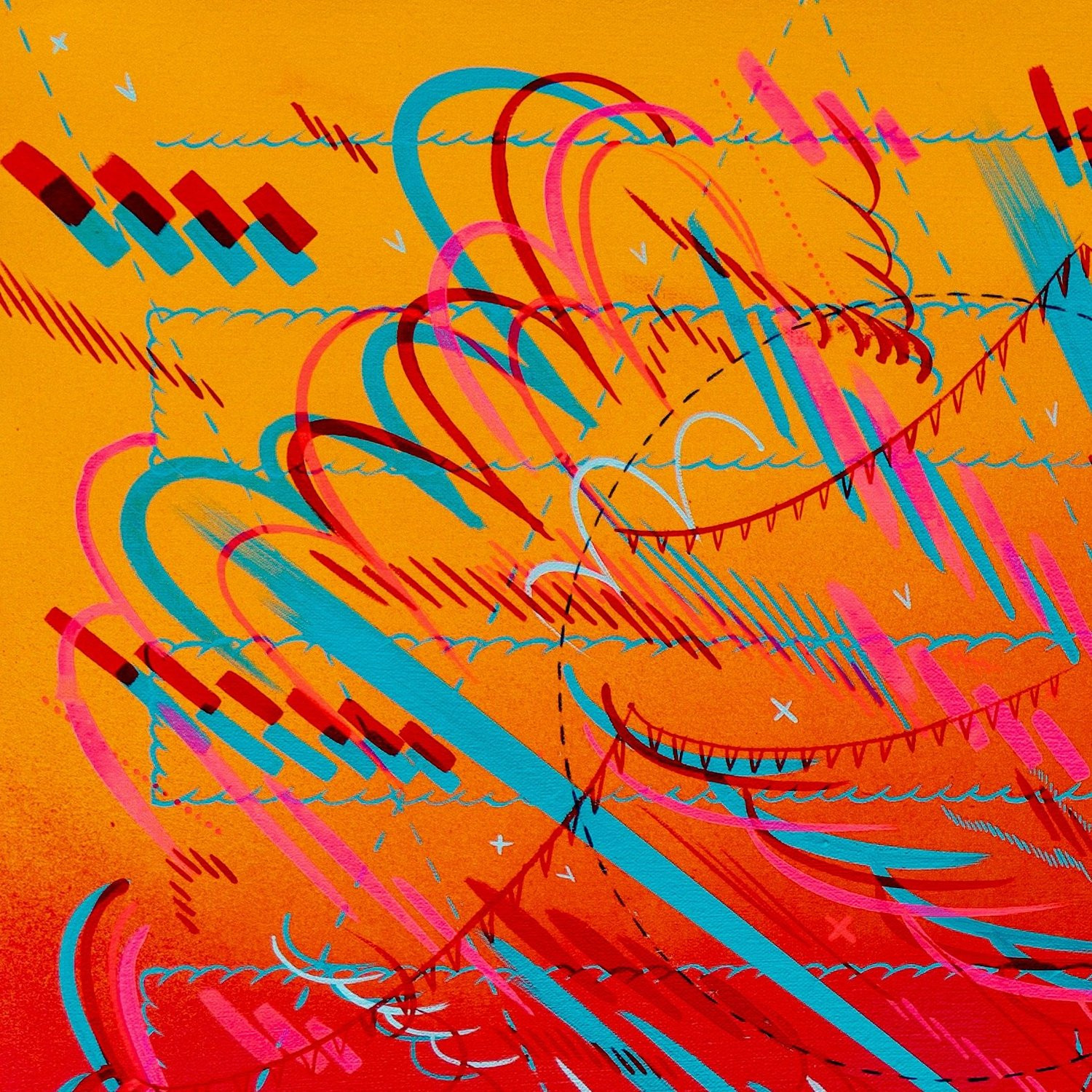 Unfinished Business First Finely Vaporized Then Becoming Whole Again: Number 49 — detail