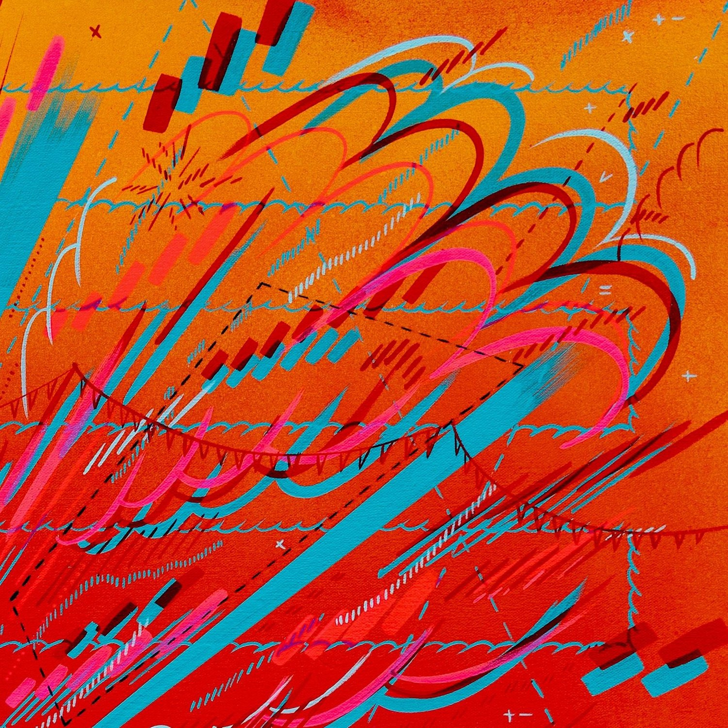 Unfinished Business First Finely Vaporized Then Becoming Whole Again: Number 49 — detail