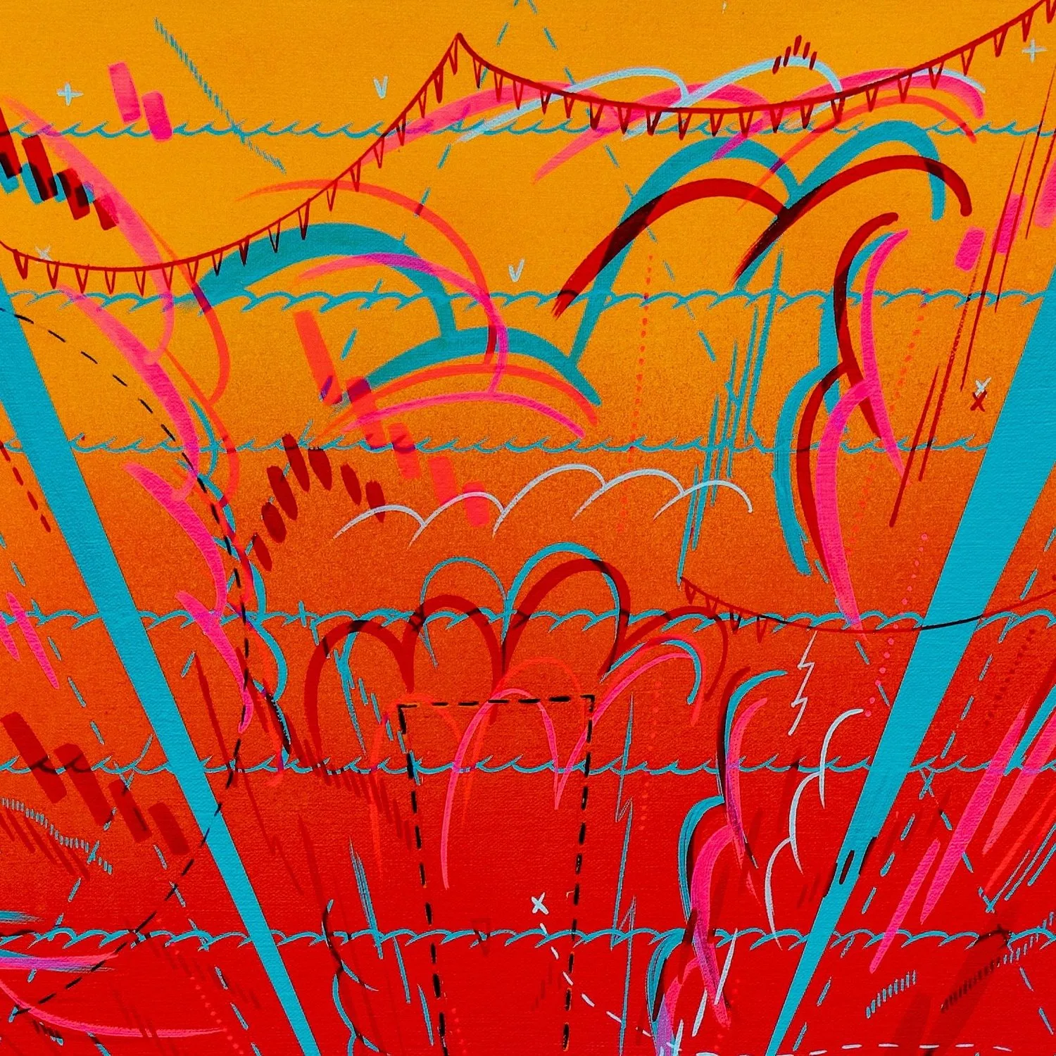 Unfinished Business First Finely Vaporized Then Becoming Whole Again: Number 49 — detail