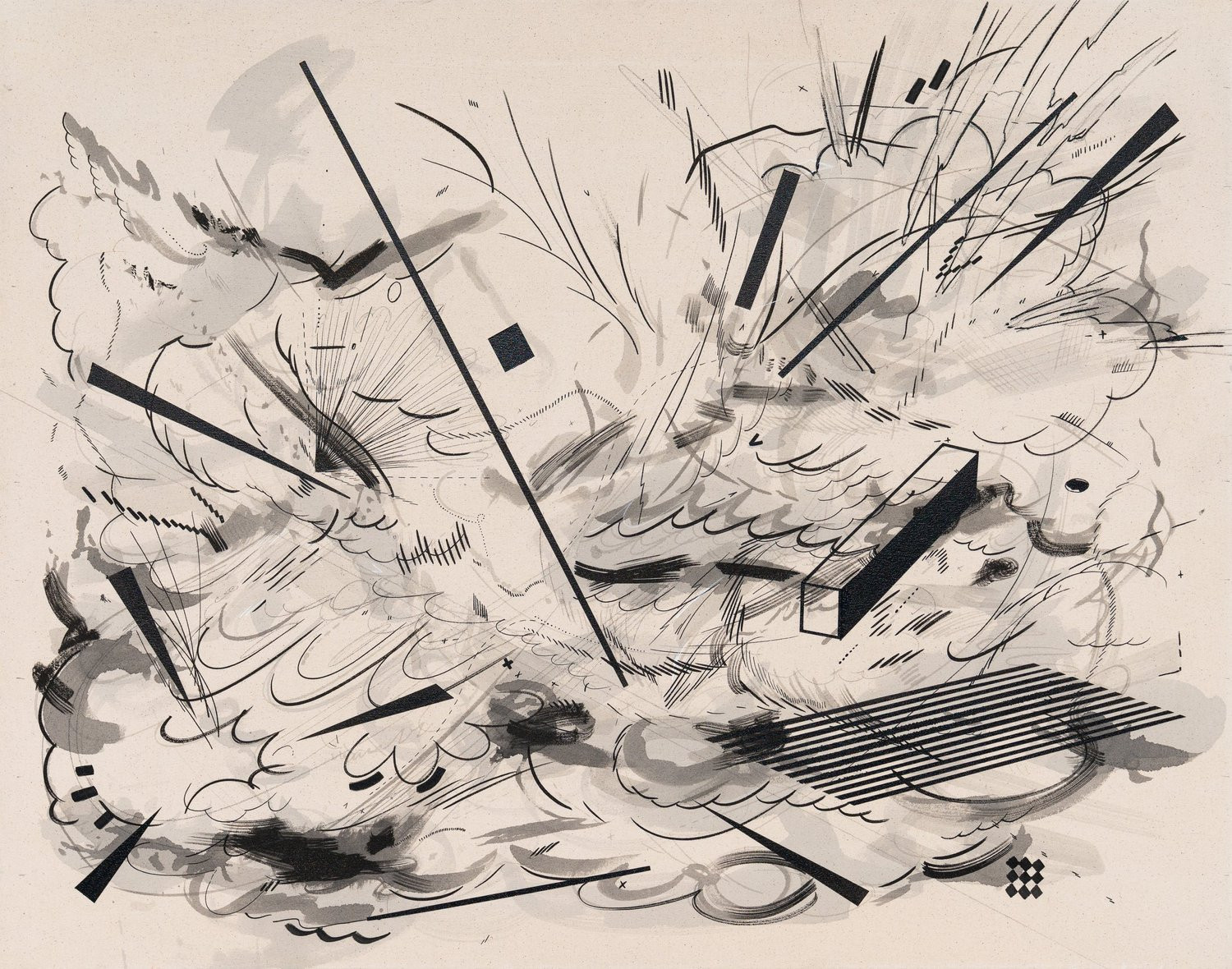 Hidden Transparencies Through Which Strange Landscapes Appeared Instantaneously: Number 76 — detail