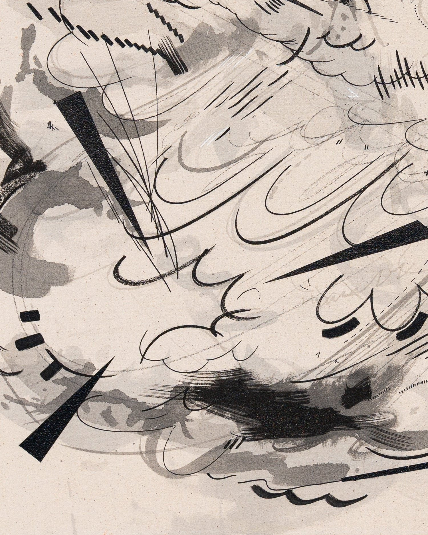 Hidden Transparencies Through Which Strange Landscapes Appeared Instantaneously: Number 76 — detail
